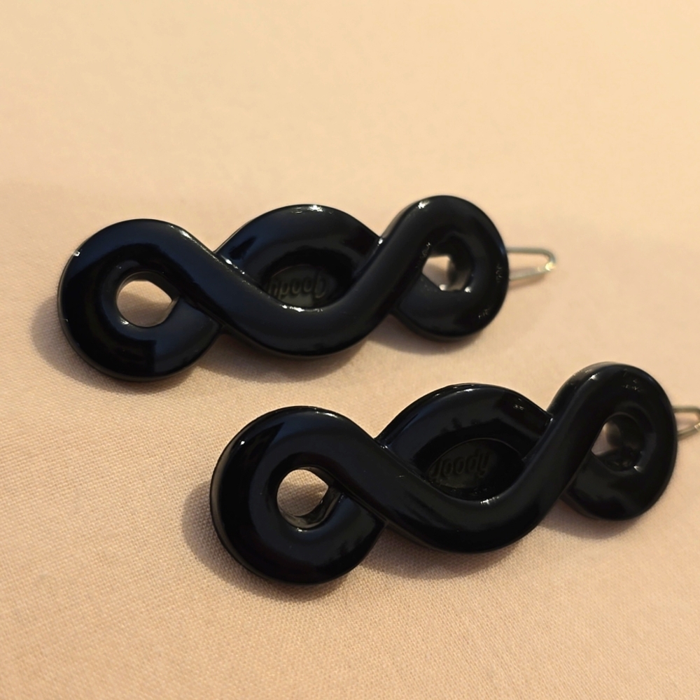 Goody Set of 2 Infinity Twist Hair Clips - NEW - Picture 8 of 9